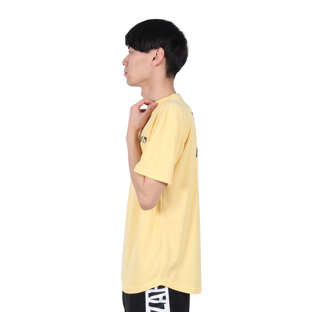 エゴザル（EGOZARU）（メンズ、レディース）バスケットボールウェア ワイドジオメトリックバックプリント Tシャツ EZSS25UST003C133