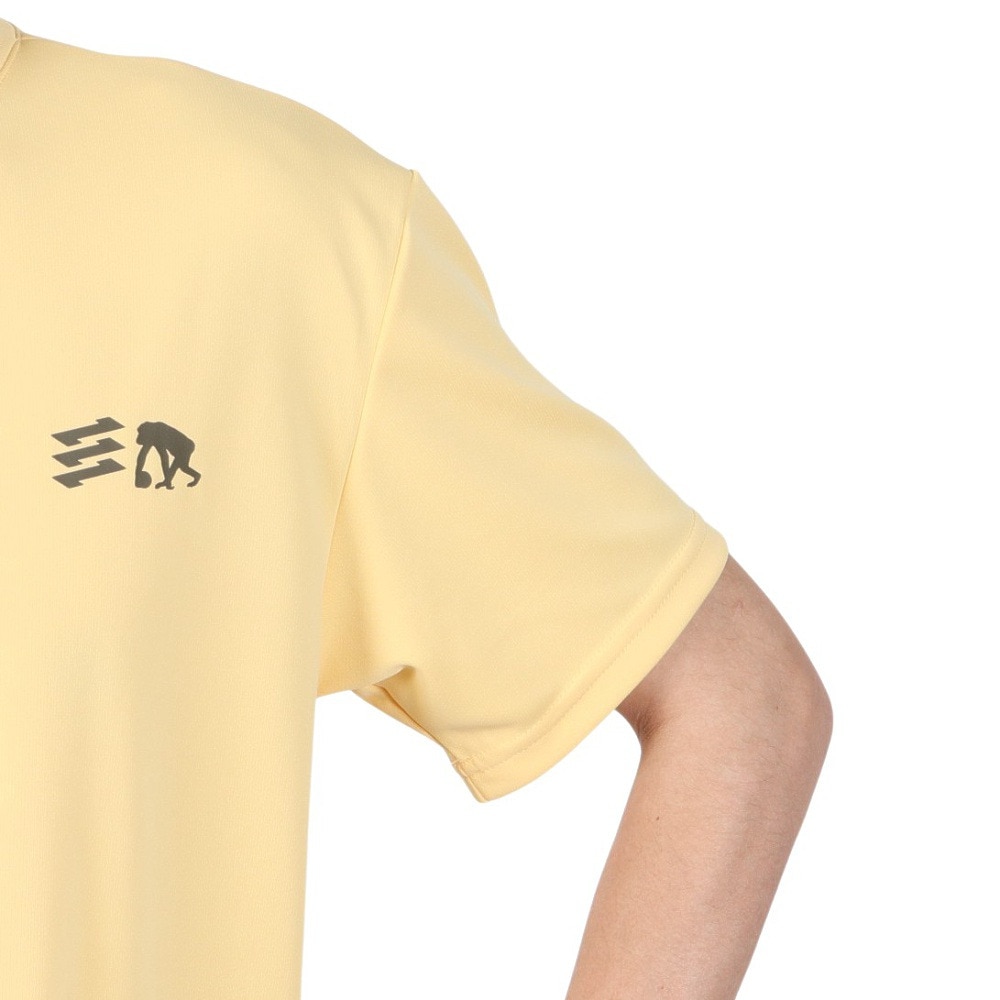 エゴザル（EGOZARU）（メンズ、レディース）バスケットボールウェア ワイドジオメトリックバックプリント Tシャツ EZSS25UST003C133