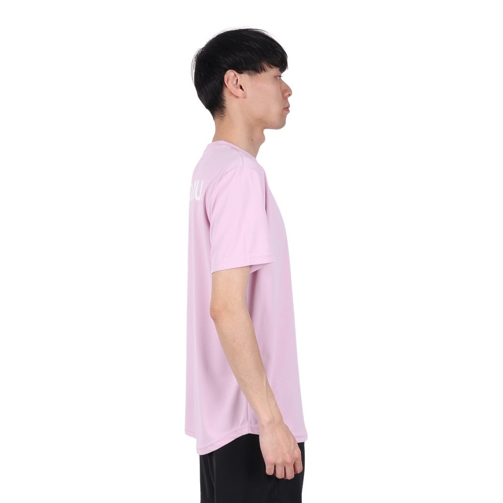 エゴザル（EGOZARU）（メンズ、レディース）バスケットボールウェア ワンポイント デュアルロゴ Tシャツ EZSS25UST004C134