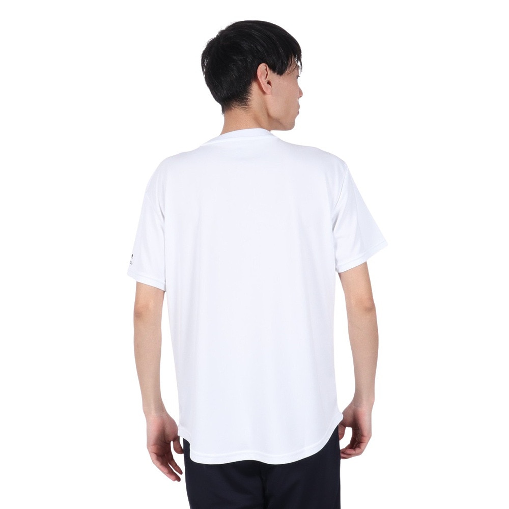 エゴザル（EGOZARU）（メンズ、レディース）バスケットボールウェア カーブアウトラインロゴ Tシャツ EZSS25UST005C002