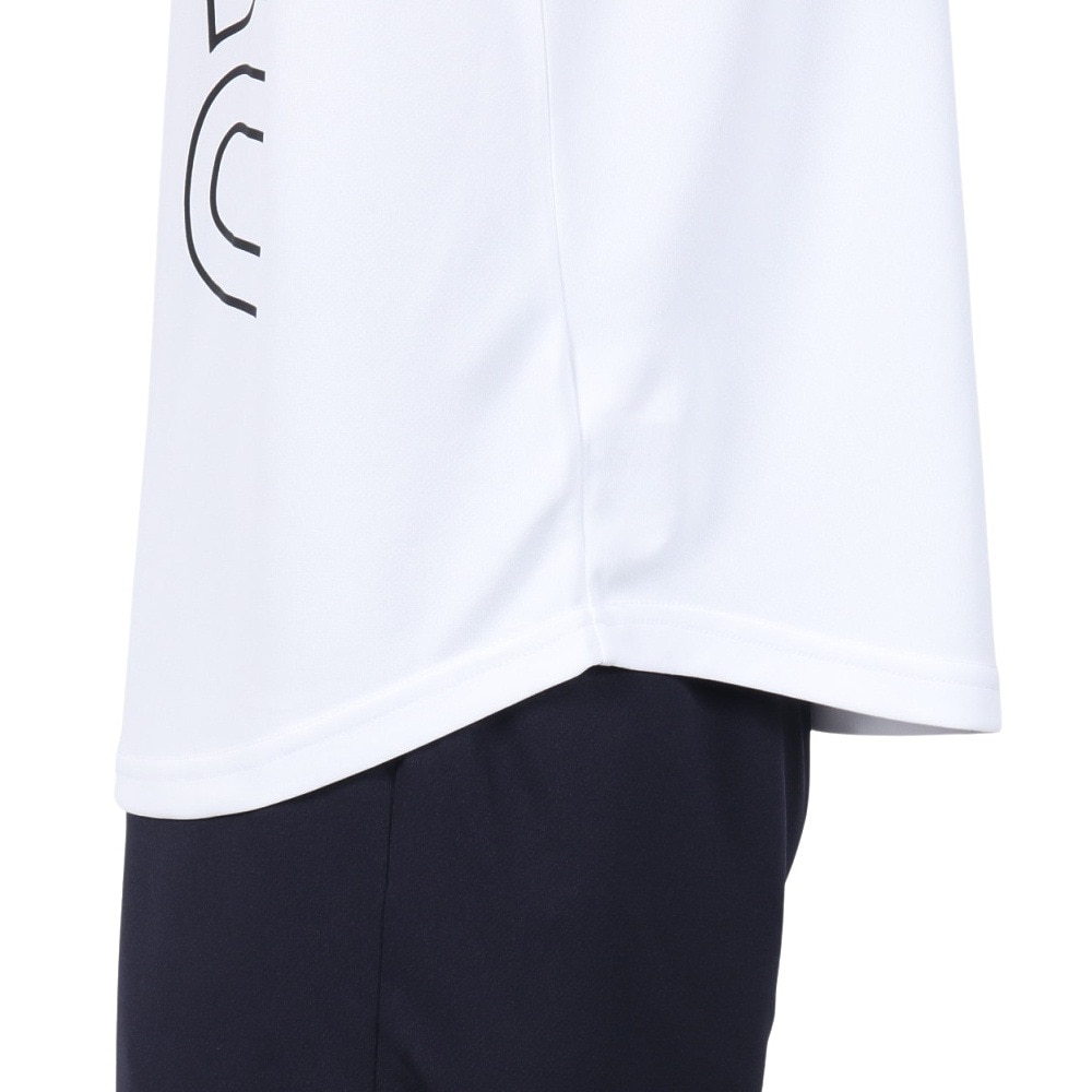 エゴザル（EGOZARU）（メンズ、レディース）バスケットボールウェア カーブアウトラインロゴ Tシャツ EZSS25UST005C002