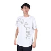 (メンズ、レディース)バスケットボールウェア カーブアウトラインロゴ Tシャツ EZSS25UST005C
