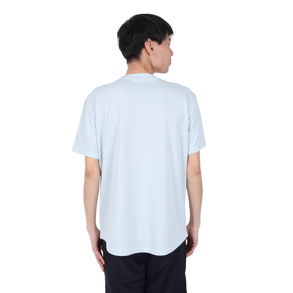 エゴザル（EGOZARU）（メンズ、レディース）バスケットボールウェア カーブアウトラインロゴ Tシャツ EZSS25UST005C029