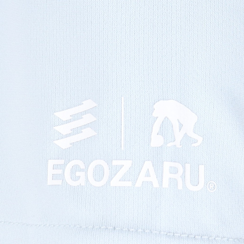 エゴザル（EGOZARU）（メンズ、レディース）バスケットボールウェア カーブアウトラインロゴ Tシャツ EZSS25UST005C029