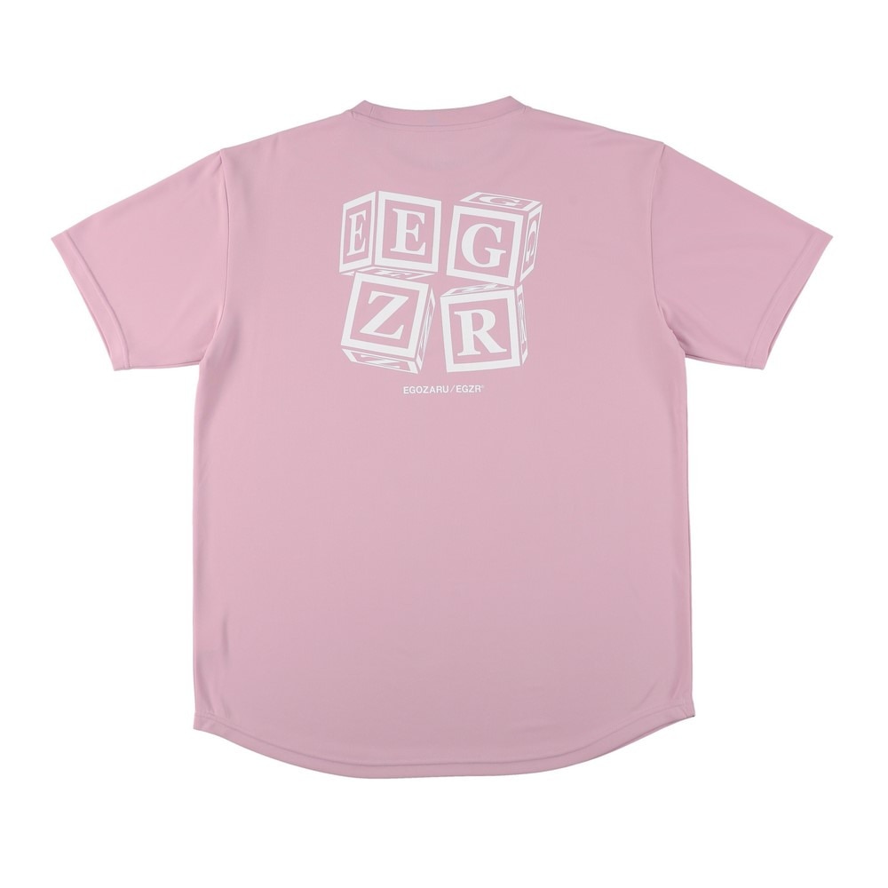 エゴザル（EGOZARU）（メンズ、レディース）【新商品】 バスケットボールウェア キューブバックプリントTシャツ EZSS25UST009C134