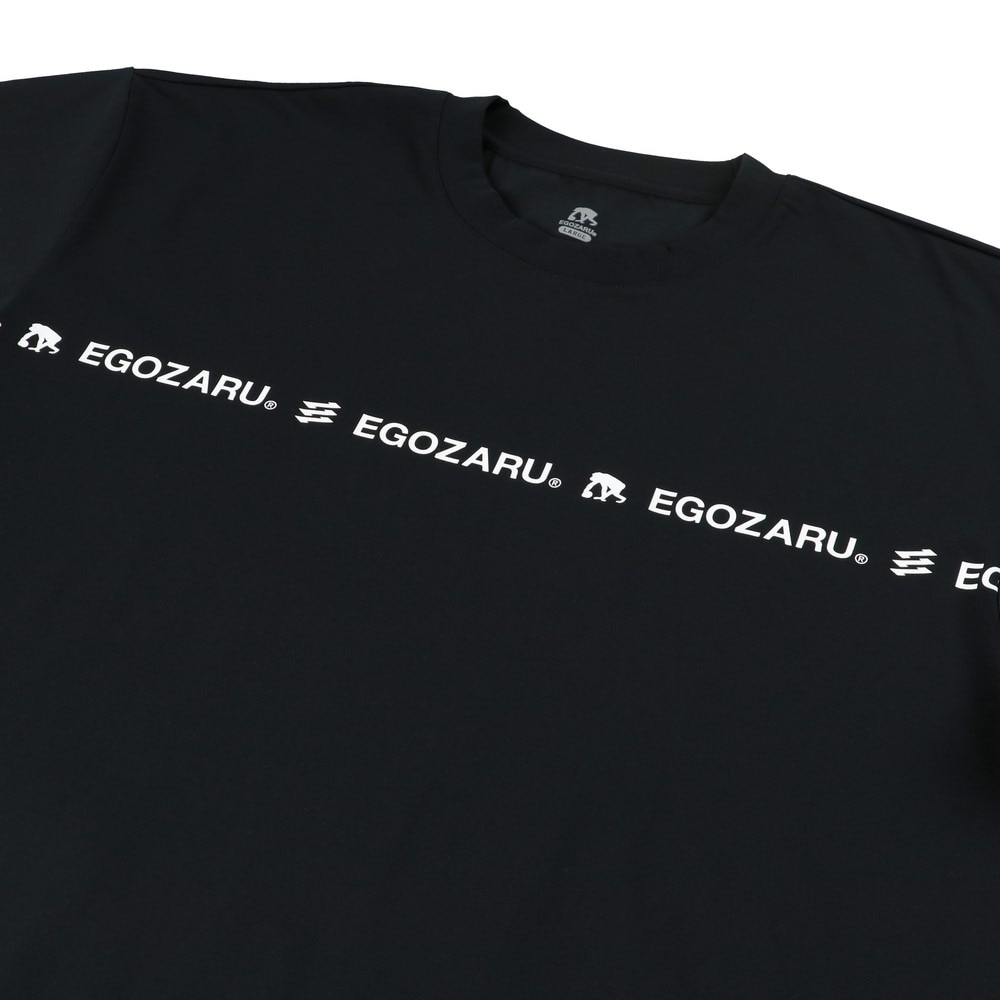 エゴザル（EGOZARU）（メンズ）【新商品】 バスケットボールウェア シルエットライン ロゴTシャツ EZSS25UST022C001