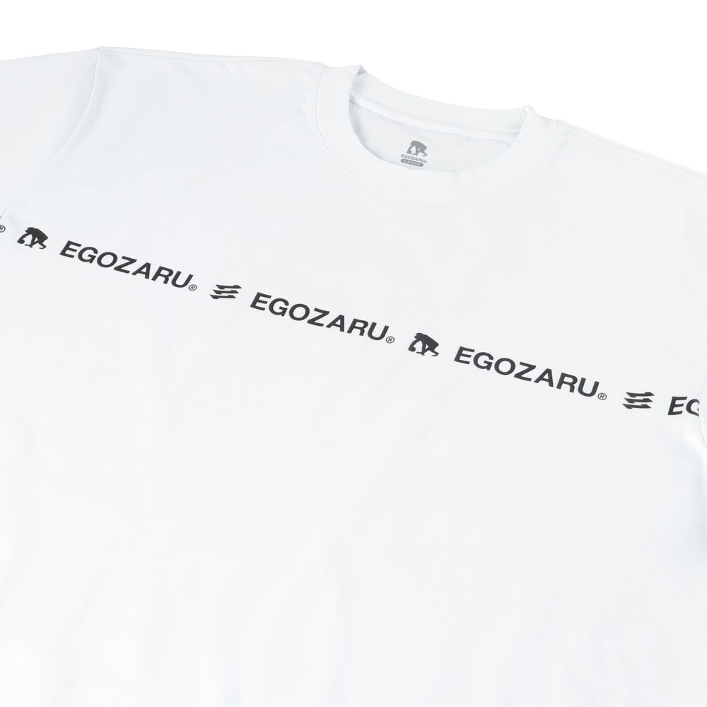 エゴザル（EGOZARU）（メンズ）【新商品】 バスケットボールウェア シルエットライン ロゴTシャツ EZSS25UST022C002