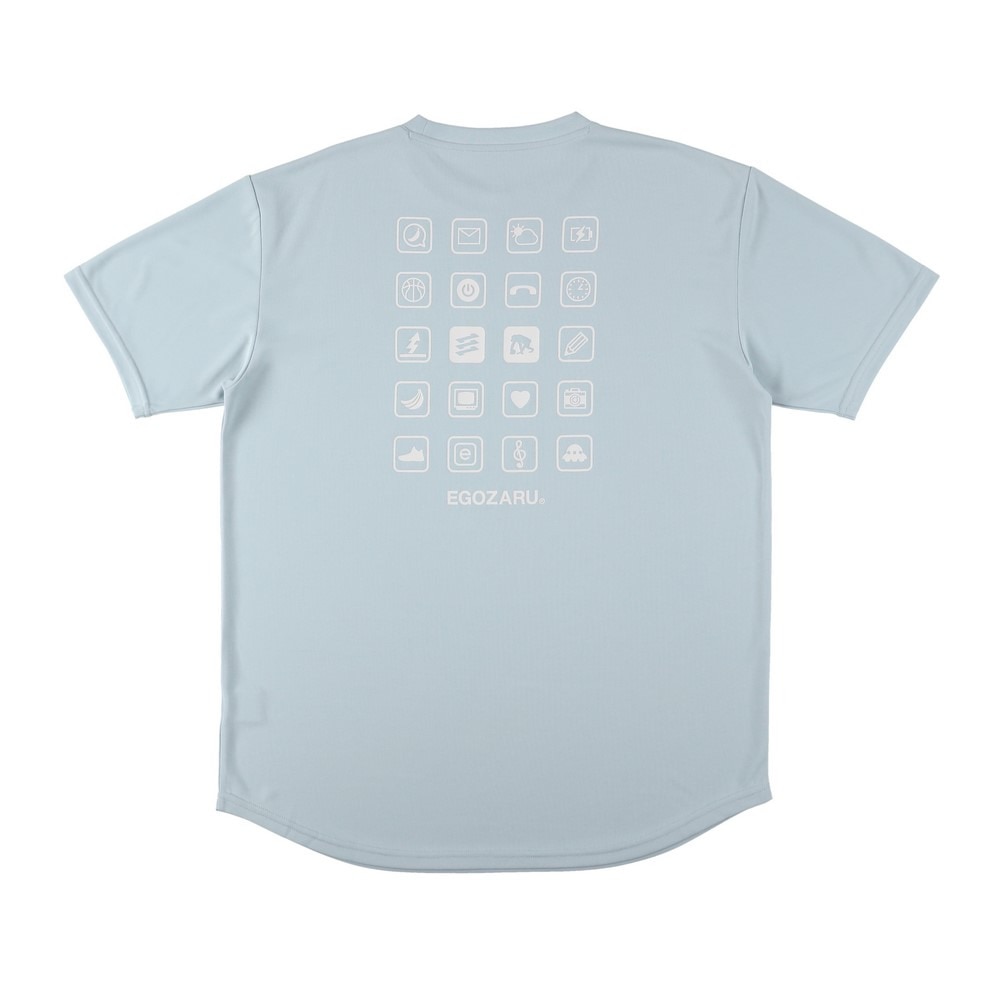 エゴザル（EGOZARU）（メンズ）【新商品】 バスケットボールウェア アイコンバックプリント Tシャツ EZSS25UST023C029