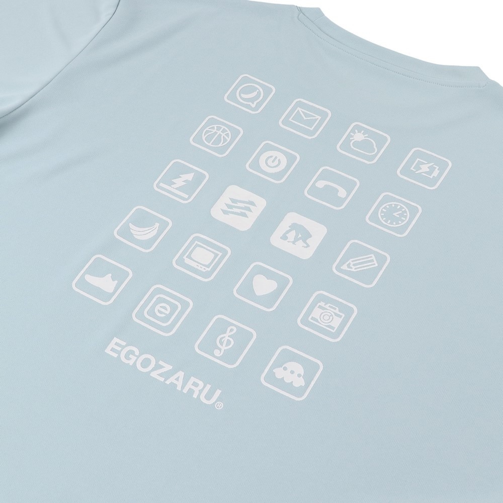 エゴザル（EGOZARU）（メンズ）【新商品】 バスケットボールウェア アイコンバックプリント Tシャツ EZSS25UST023C029