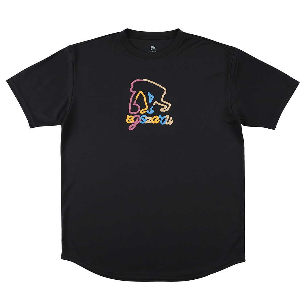 エゴザル（EGOZARU）（メンズ、レディース）バスケットボールウェア マルチスクリプトロゴTシャツ EZSS25UST026C001