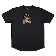 (メンズ、レディース)バスケットボールウェア マルチスクリプトロゴTシャツ EZSS25UST026C001