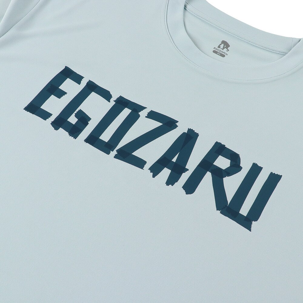 エゴザル（EGOZARU）（メンズ、レディース）バスケットボールウェア マスキングロゴTシャツ EZSS25UST029C029