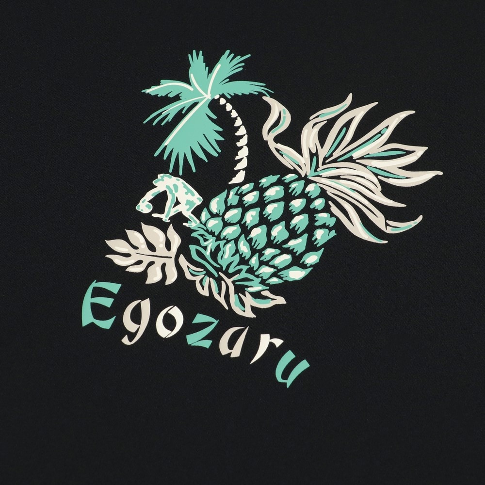 エゴザル（EGOZARU）（メンズ、レディース）バスケットボールウェア パイナップルアロハTシャツ EZSS25UST031C001