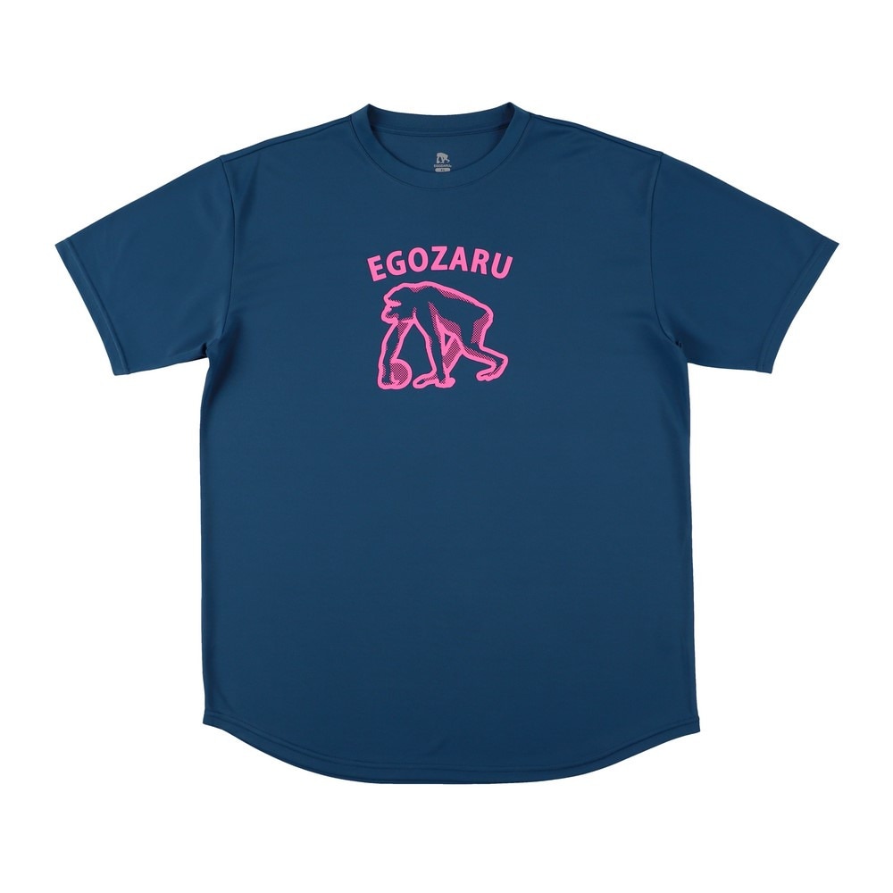 エゴザル（EGOZARU）（メンズ、レディース）バスケットボールウェア ボールドラインロゴTシャツ EZSS25UST032C132
