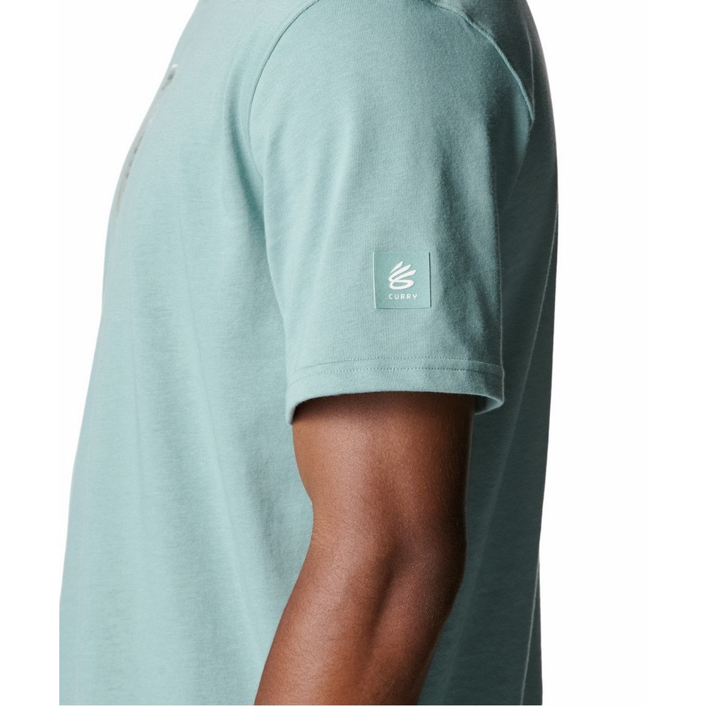 アンダーアーマー（UNDER ARMOUR）（メンズ）バスケットボールウェア カリー ヘビーウエイト バービージ Tシャツ 6007301 323