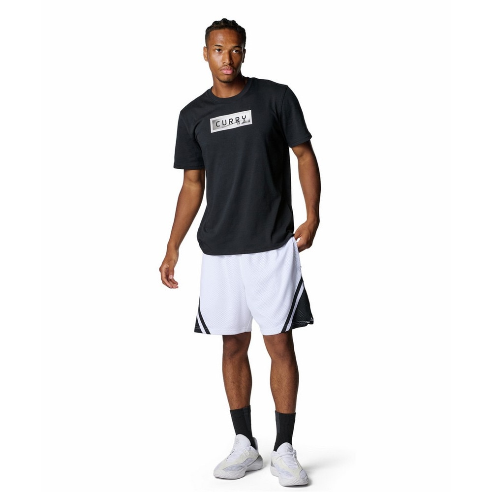 アンダーアーマー（UNDER ARMOUR）（メンズ）バスケットボールウェア カリー ヘビーウエイト トレンド Tシャツ 6007303 001
