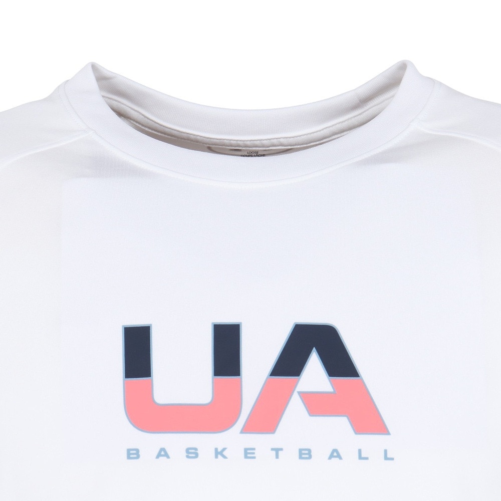 アンダーアーマー（UNDER ARMOUR）（メンズ）バスケットボールウェア テック ロゴ ショートスリーブ ノベルティ Tシャツ 6010339 100