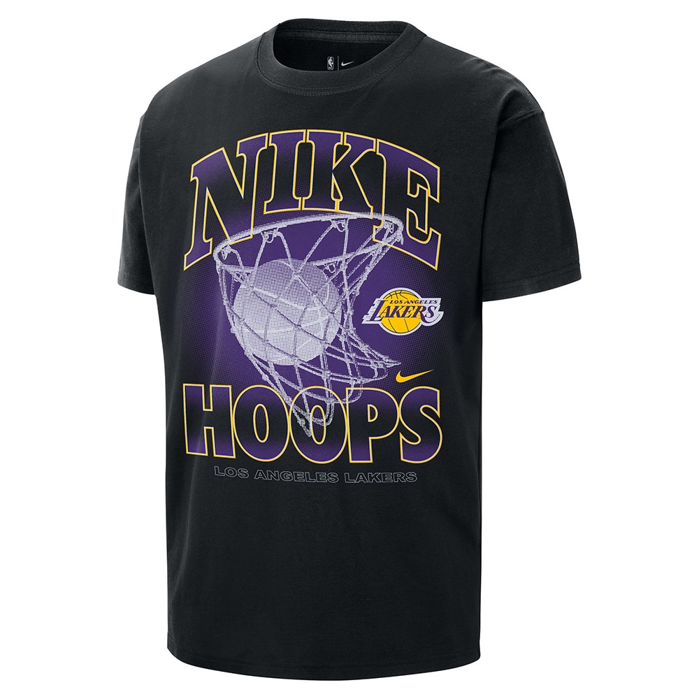 ナイキ（NIKE）（メンズ）【新商品】 バスケットボールウェア NBA LAL CTS OGC VTG マックス90 半袖 Tシャツ  HQ1270-010