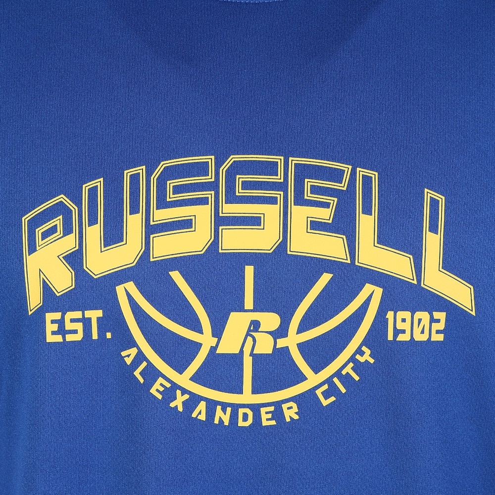 ラッセル（RUSSELL）（メンズ）バスケットボールウェア BALL 半袖Tシャツ RBB25S0001 BLU