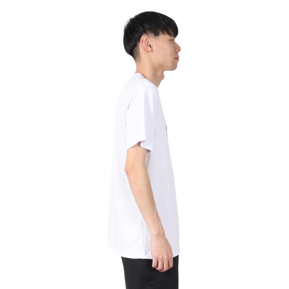 ラッセル（RUSSELL）（メンズ）バスケットボールウェア 半袖 BALL Tシャツ RBB25S0001 WHT