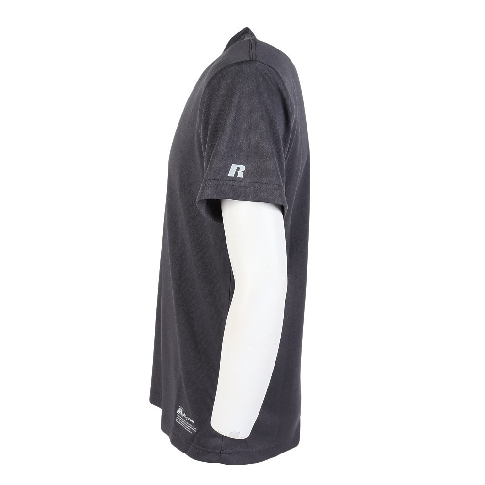 ラッセル（RUSSELL）（メンズ）バスケットボールウェア COURT 半袖Tシャツ RBB25S0002 C.GRY