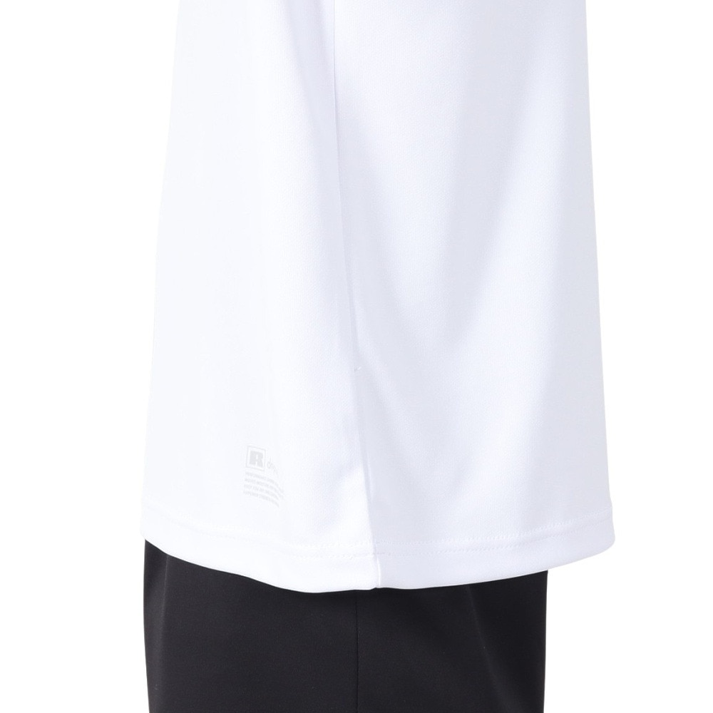 ラッセル（RUSSELL）（メンズ）バスケットボールウェア COURT 半袖Tシャツ RBB25S0002 WHT