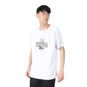 (メンズ)バスケットボールウェア COURT 半袖Tシャツ RBB25S0002 WHT