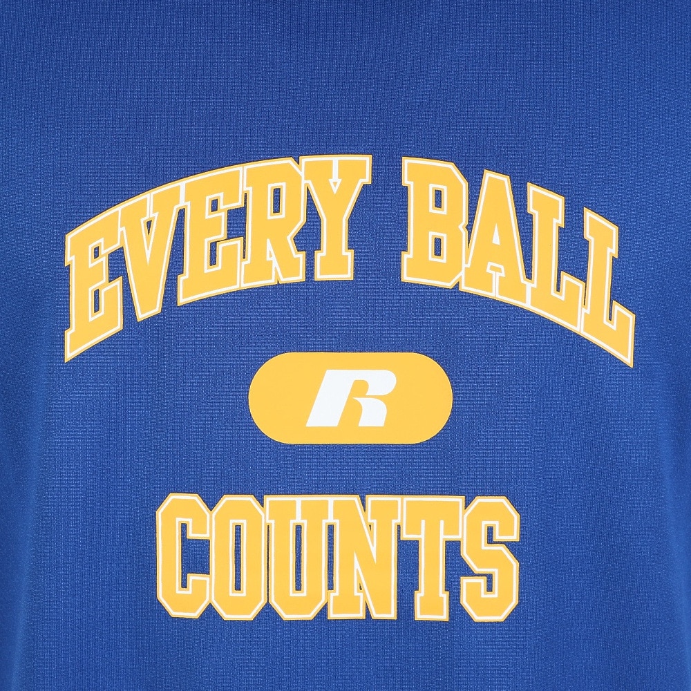 ラッセル（RUSSELL）（メンズ）バスケットボールウェア EVERYBALL 半袖Tシャツ RBB25S0003 BLU