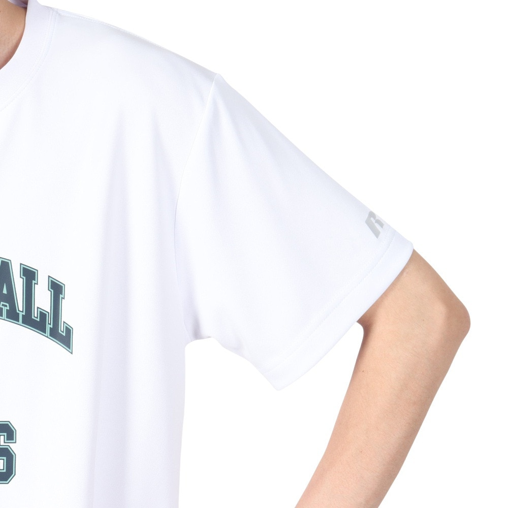 ラッセル（RUSSELL）（メンズ）バスケットボールウェア バスケットボールウェア EVERYBALL 半袖Tシャツ RBB25S0003 WHT