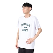 (メンズ)バスケットボールウェア バスケットボールウェア EVERYBALL 半袖Tシャツ RBB25S0003 WHT