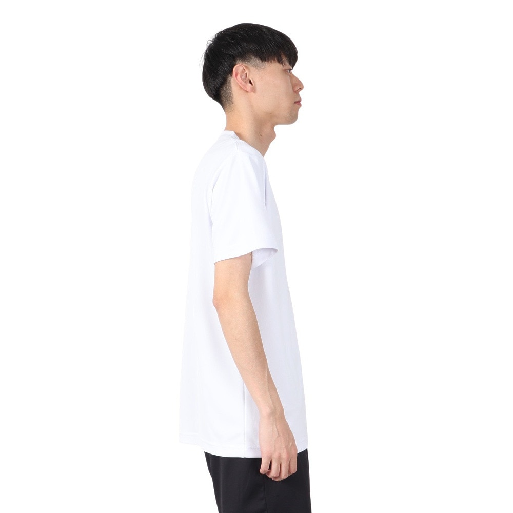 ラッセル（RUSSELL）（メンズ）バスケットボールウェア 半袖 FRONT R Tシャツ RBB25S0004 WHT