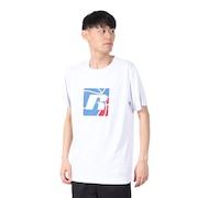 (メンズ)バスケットボールウェア 半袖 FRONT R Tシャツ RBB25S0004 WHT