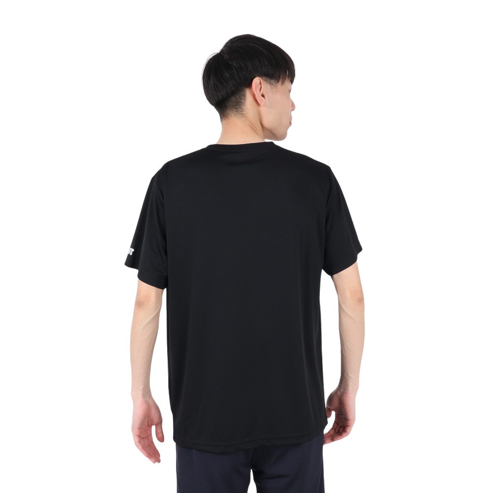 ラッセル（RUSSELL）（メンズ）バスケットボールウェア 半袖 RUSSELL HOOP Tシャツ RBB25S0005 BLK