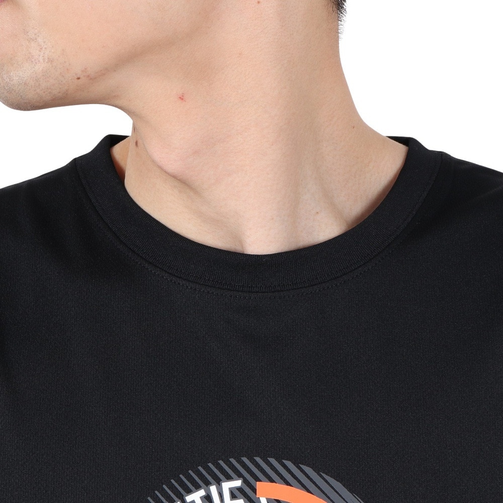 ラッセル（RUSSELL）（メンズ）バスケットボールウェア 半袖 RUSSELL HOOP Tシャツ RBB25S0005 BLK