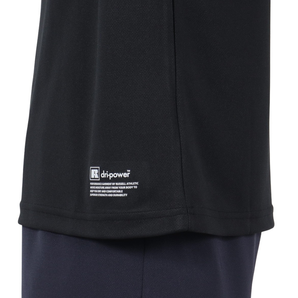 ラッセル（RUSSELL）（メンズ）バスケットボールウェア 半袖 DRAWING Tシャツ RBB25S0006 BLK