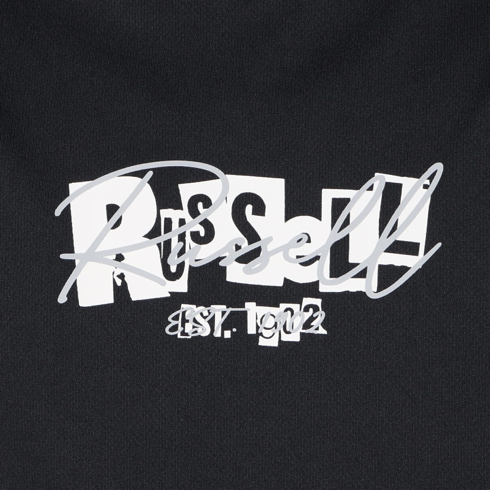 ラッセル（RUSSELL）（メンズ）バスケットボールウェア 半袖 DRAWING Tシャツ RBB25S0006 BLK