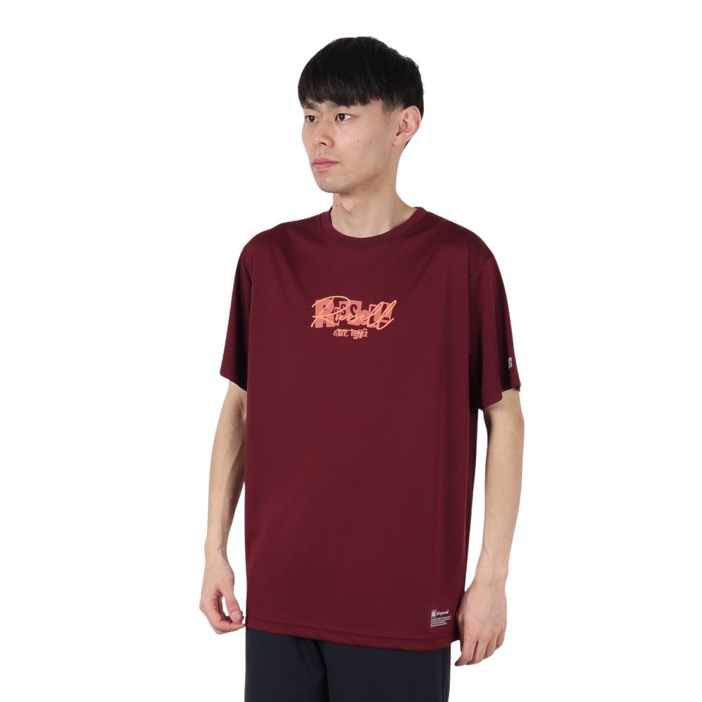 ラッセル（RUSSELL）（メンズ）バスケットボールウェア 半袖 DRAWING Tシャツ RBB25S0006 WIN