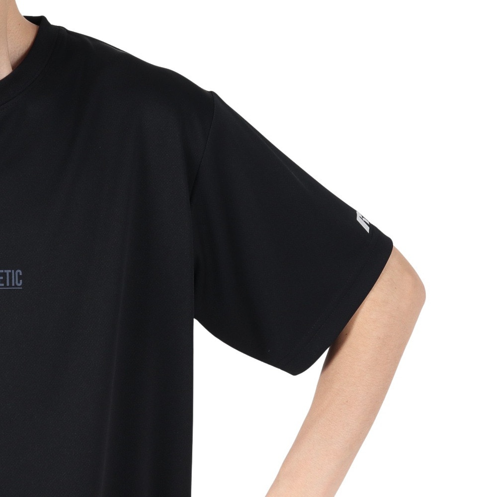 ラッセル（RUSSELL）（メンズ）バスケットボールウェア 半袖 BACK Tシャツ RBB25S0007 BLK