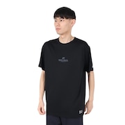 (メンズ)バスケットボールウェア 半袖 BACK Tシャツ RBB25S0007 BLK