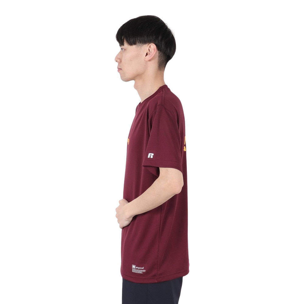 ラッセル（RUSSELL）（メンズ）バスケットボールウェア 半袖 BACK R Tシャツ RBB25S0007 WIN