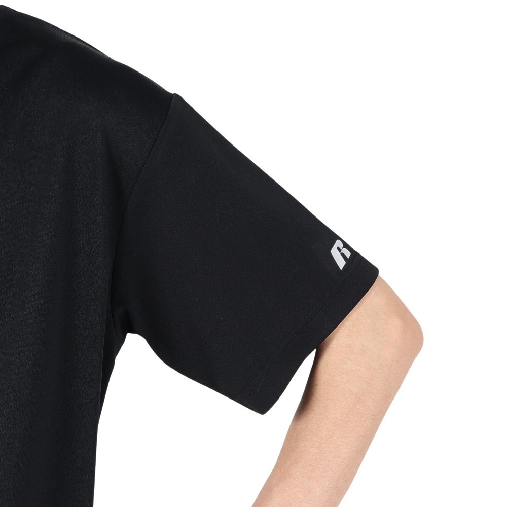 ラッセル（RUSSELL）（メンズ）バスケットボールウェア 半袖 FRONT Tシャツ RBB25S0008 BLK