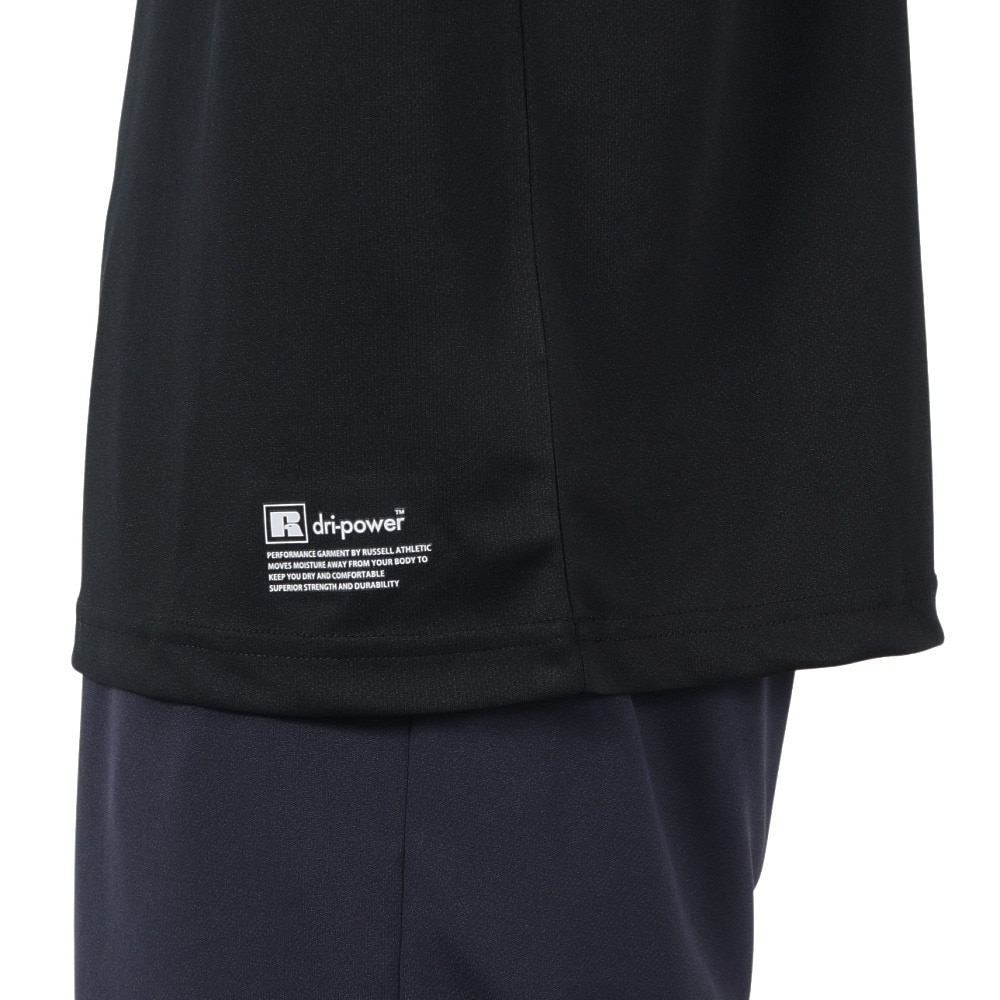 ラッセル（RUSSELL）（メンズ）バスケットボールウェア 半袖 FRONT Tシャツ RBB25S0008 BLK
