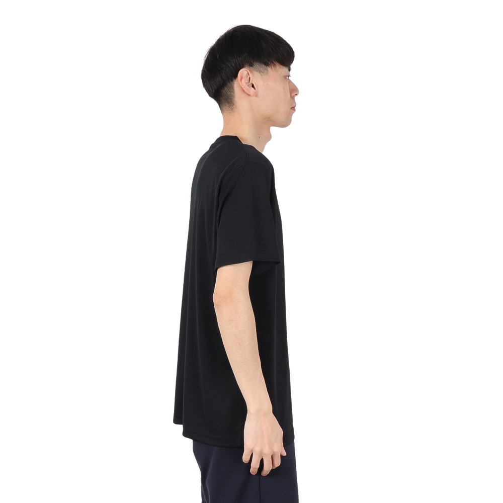 ラッセル（RUSSELL）（メンズ）バスケットボールウェア 半袖 AMERICAS MAP Tシャツ RBB25S0009 BLK