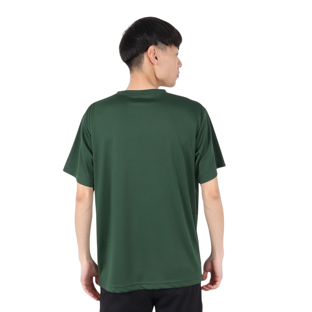 ラッセル（RUSSELL）（メンズ）バスケットボールウェア 半袖 AMERICAS MAP Tシャツ RBB25S0009 GRN
