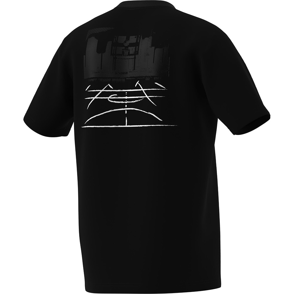 アディダス（adidas）（メンズ）バスケットボールウェアクライマクール Photoreal グラフィック半袖Tシャツ CO506-JW8953