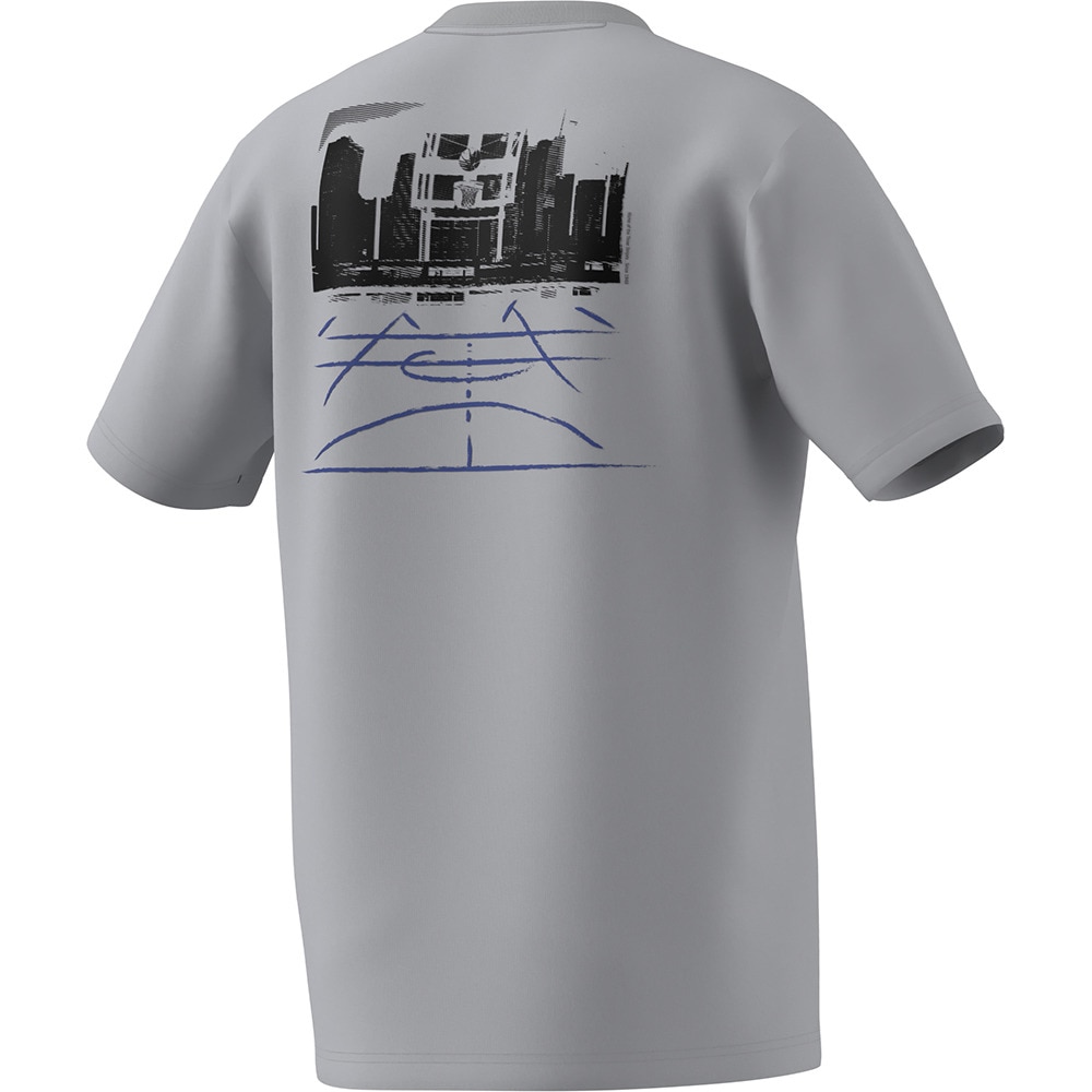 アディダス（adidas）（メンズ）バスケットボールウェア MPHOTOポリTシャツ CO506-JW8954