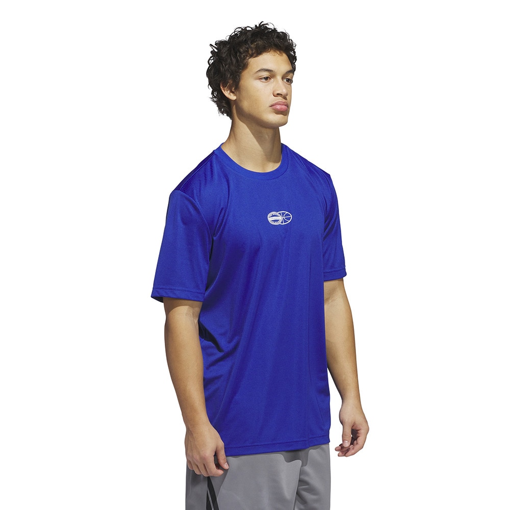 アディダス（adidas）（メンズ）バスケットボールウェア Get Buckets グラフィック半袖Tシャツ TK358-HZ3672