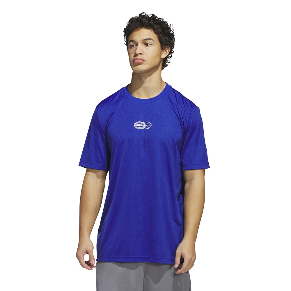 アディダス（adidas）（メンズ）バスケットボールウェア Get Buckets グラフィック半袖Tシャツ TK358-HZ3672