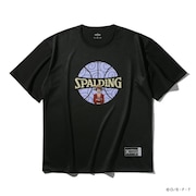 (メンズ)バスケットボールウェア Tシャツ ONE PIECEゴムゴムの実 ボールプリント SMT25101PBK