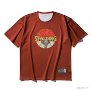(メンズ、レディース)バスケットボールウェア Tシャツ ONE PIECEヒトヒトの実 ボールプリント SMT25103PRD